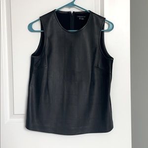 Theory leather top